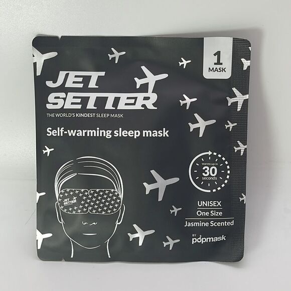 NWT (3) popmask Jet Setter Self-warming sleep masks - Jasmine Scented - Picture 3 of 4
